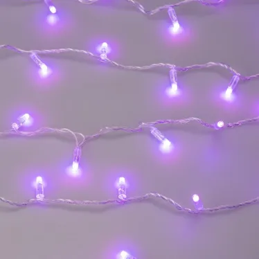 Светодиодная гирлянда ARD-STRING-CLASSIC-20000-CLEAR-200LED-SYNC RGB (230V, 13W) (Ardecoled, IP65) | 028207 | Arlight