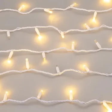 Светодиодная гирлянда ARD-STRING-CLASSIC-10000-WHITE-100LED-PULSE Warm (230V, 7W) (Ardecoled, IP65) | 031645 | Arlight