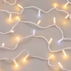 Светодиодная гирлянда ARD-STRING-CLASSIC-10000-WHITE-100LED-MILK-FLASH Warm (230V, 7W) (Ardecoled, IP65) | 031205 | Arlight