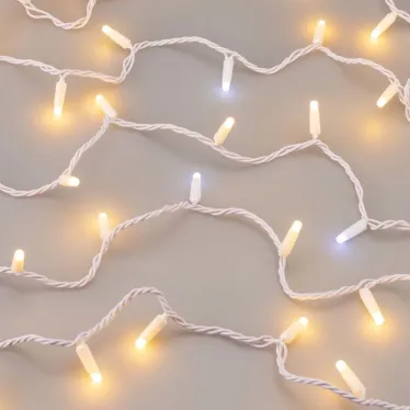 Светодиодная гирлянда ARD-STRING-CLASSIC-10000-WHITE-100LED-MILK-FLASH Warm (230V, 7W) (Ardecoled, IP65) | 031205 | Arlight