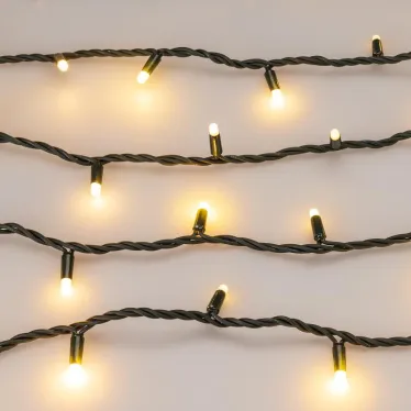 Светодиодная гирлянда ARD-STRING-PRO-1000-GREEN-100LED-MILK-PULSE Warm (230V, 7W) (Ardecoled, IP65) | 031662 | Arlight