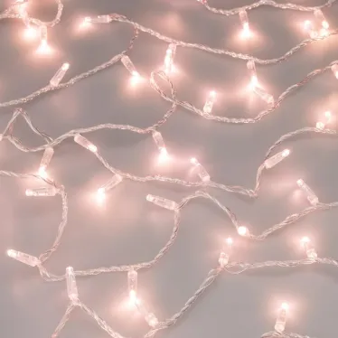Светодиодная гирлянда ARD-STRING-CLASSIC-1000-CLEAR-100LED-PULSE Rose Gold (230V, 7W) (Ardecoled, IP65) | 031643 | Arlight