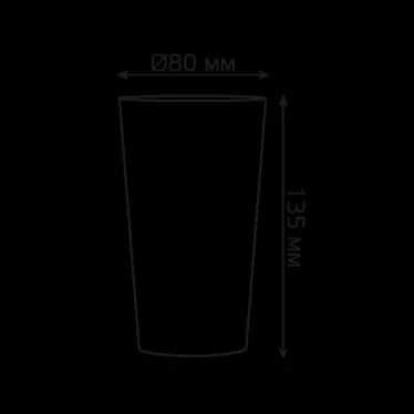 Светильник настольный Стакан с подсветкой модель LCUP Romantic 3XLR44 LED | LC003 | Gauss