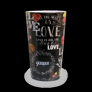 Светильник настольный Стакан с подсветкой модель LCUP Romantic 3XLR44 LED | LC003 | Gauss