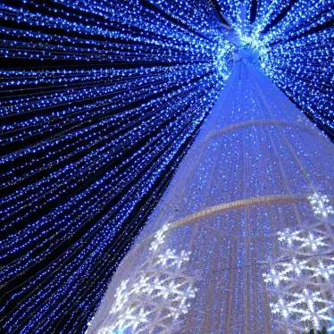 Светодиодная гирлянда ARD-STRING-CLASSIC-10000-WHITE-100LED-STD BLUE (230V, 7W) | 025817 | Arlight