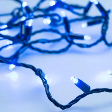 Светодиодная гирлянда ARD-STRING-CLASSIC-10000-BLACK-100LED-STD BLUE (230V, 7W) | 025802 | Arlight
