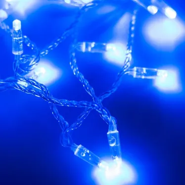 Светодиодная гирлянда ARD-STRING-CLASSIC-10000-CLEAR-100LED-STD BLUE (230V, 7W) | 025787 | Arlight