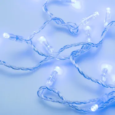 Светодиодная гирлянда ARD-STRING-CLASSIC-10000-CLEAR-100LED-STD BLUE (230V, 7W) | 025787 | Arlight