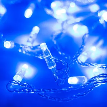 Светодиодная гирлянда ARD-STRING-CLASSIC-10000-CLEAR-100LED-STD BLUE (230V, 7W) | 025787 | Arlight