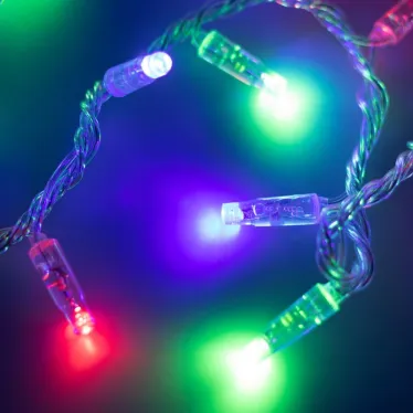 Светодиодная гирлянда ARD-STRING-CLASSIC-10000-CLEAR-100LED-LIVE RGB (230V, 7W) | 025793 | Arlight