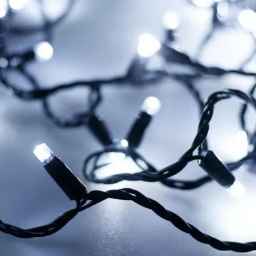 Светодиодная гирлянда ARD-STRING-CLASSIC-10000-BLACK-100LED-STD WHITE (230V, 7W) | 025796 | Arlight