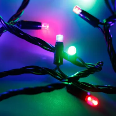 Светодиодная гирлянда ARD-STRING-CLASSIC-10000-BLACK-100LED-LIVE RGB (230V, 7W) | 025808 | Arlight