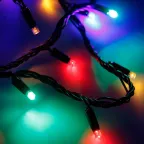 Светодиодная гирлянда ARD-STRING-CLASSIC-10000-BLACK-100LED-LIVE RGB (230V, 7W) | 025808 | Arlight