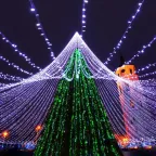 Светодиодная гирлянда ARD-STRING-CLASSIC-10000-BLACK-100LED-STD GREEN (230V, 7W) | 025800 | Arlight