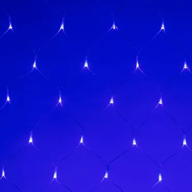 Светодиодная гирлянда ARD-NETLIGHT-HOME-1500x1500-CLEAR-150LED Blue (230V, 12W) | 024672 | Arlight