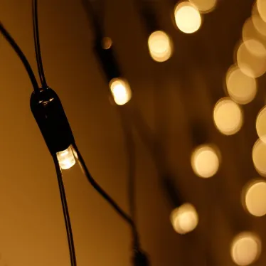 Светодиодная гирлянда ARD-NETLIGHT-CLASSIC-2500x2500-BLACK-432LED Warm (230V, 26W) | 024692 | Arlight