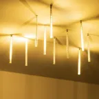 Светодиодная гирлянда ARD-ICEFALL-CLASSIC-D12-200-10PCS-CLEAR-32LED-LIVE WARM (230V, 10.5W) | 026044 | Arlight