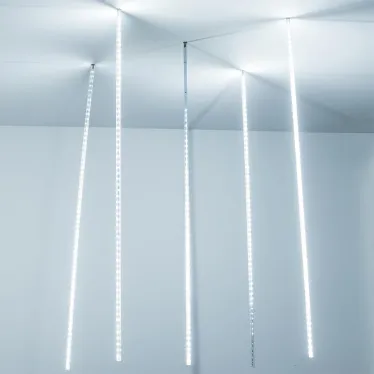 Светодиодная гирлянда ARD-ICEFALL-CLASSIC-D12-1000-5PCS-CLEAR-120LED-LIVE WHITE (230V, 11W) | 026054 | Arlight