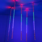 Светодиодная гирлянда ARD-ICEFALL-CLASSIC-D12-1000-5PCS-CLEAR-120LED-LIVE RGB (230V, 11W) | 026056 | Arlight