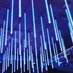 Светодиодная гирлянда ARD-ICEFALL-CLASSIC-D12-1000-5PCS-CLEAR-120LED-LIVE BLUE (230V, 11W) | 026053 | Arlight