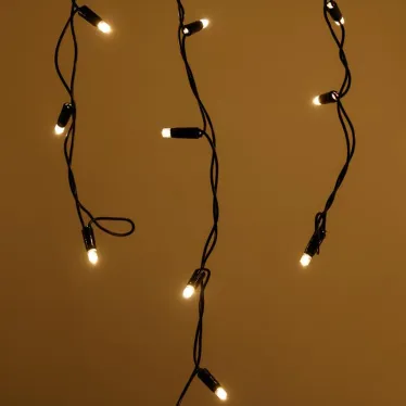 Светодиодная гирлянда ARD-EDGE-PRO-4000x600-BLACK-128LED-STD WARM (230V, 8W) | 026025 | Arlight
