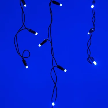 Светодиодная гирлянда ARD-EDGE-CLASSIC-2400x600-BLACK-88LED-STD BLUE (230V, 6W) | 026009 | Arlight