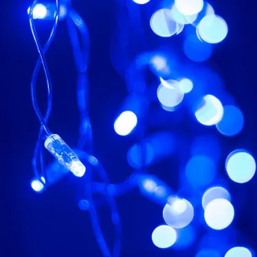 Светодиодная гирлянда ARD-EDGE-CLASSIC-2400x600-CLEAR-88LED-STD BLUE (230V, 6W) | 026006 | Arlight
