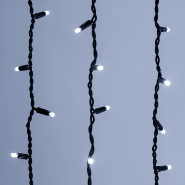 Светодиодная гирлянда ARD-CURTAIN-PRO-2000x3000-BLACK-760LED-STD WHITE (230V, 70W) | 026064 | Arlight