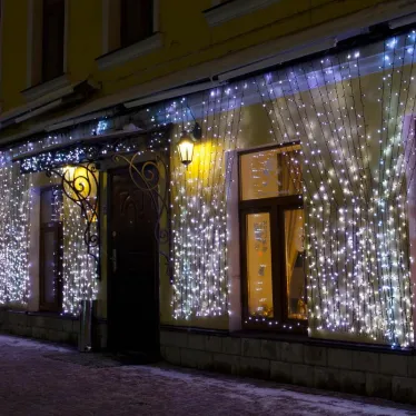 Светодиодная гирлянда ARD-CURTAIN-PRO-2000x3000-BLACK-760LED-STD WHITE (230V, 70W) | 026064 | Arlight