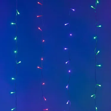 Светодиодная гирлянда ARD-CURTAIN-HOME-1500x1500-CLEAR-144LED RGB (230V, 9W) | 024828 | Arlight
