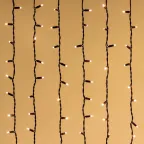 Светодиодная гирлянда ARD-CURTAIN-PRO-2000x3000-BLACK-760LED-STD WARM (230V, 70W) | 026065 | Arlight