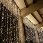 Светодиодная гирлянда ARD-CURTAIN-PRO-2000x3000-BLACK-760LED-STD WARM (230V, 70W) | 026065 | Arlight