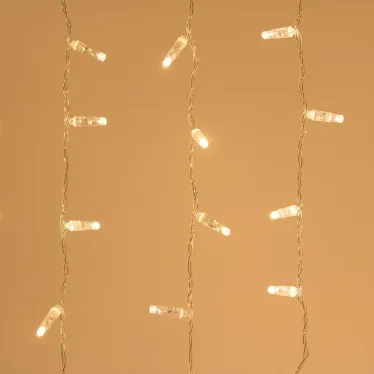 Светодиодная гирлянда ARD-CURTAIN-CLASSIC-2000x9000-CLEAR-2200LED Warm (230V, 120W) | 024875 | Arlight