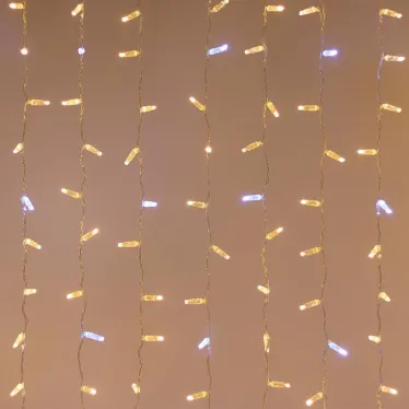 Светодиодная гирлянда ARD-CURTAIN-CLASSIC-2000x3000-CLEAR-760LED-BLINK Warm-White (230V, 60W) | 024869 | Arlight
