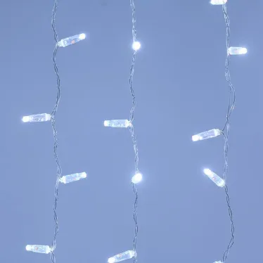 Светодиодная гирлянда ARD-CURTAIN-CLASSIC-2000x3000-CLEAR-760LED-BLINK White (230V, 60W) | 024868 | Arlight