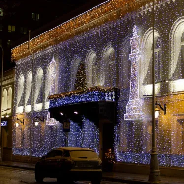 Светодиодная гирлянда ARD-CURTAIN-CLASSIC-2000x3000-CLEAR-760LED-BLINK White (230V, 60W) | 024868 | Arlight
