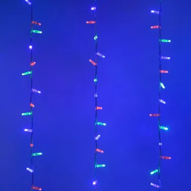 Светодиодная гирлянда ARD-CURTAIN-CLASSIC-2000x2500-CLEAR-405LED RGB (230V, 81W) | 024851 | Arlight