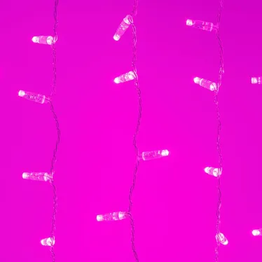 Светодиодная гирлянда ARD-CURTAIN-CLASSIC-2000x1500-CLEAR-360LED Pink (230V, 60W) | 024880 | Arlight