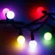 Светодиодная гирлянда ARD-BALL-CLASSIC-D23-20000-BLACK-160LED RGB (230V, 7W) | 025633 | Arlight