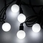 Светодиодная гирлянда ARD-BALL-CLASSIC-D23-20000-BLACK-160LED WHITE (230V, 7W) | 025630 | Arlight