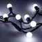 Светодиодная гирлянда ARD-BALL-CLASSIC-D17.5-10000-BLACK-100LED WHITE (230V, 7W) | 025583 | Arlight