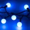 Светодиодная гирлянда ARD-BALL-CLASSIC-D23-10000-BLACK-80LED BLUE (230V, 3.5W) | 025600 | Arlight
