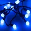 Светодиодная гирлянда ARD-BALL-CLASSIC-D17.5-10000-BLACK-100LED BLUE (230V, 7W) | 025582 | Arlight