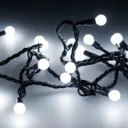 Светодиодная гирлянда ARD-BALL-CLASSIC-D13-20000-BLACK-200LED WHITE (230V, 14W) | 025577 | Arlight