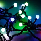 Светодиодная гирлянда ARD-BALL-CLASSIC-D13-10000-BLACK-100LED RGB (230V, 7W) | 025573 | Arlight