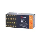 Гирлянда светодиодная  Сеть 1,2м*1,5м теплый свет, ENOS-01B   24V, IP44 (60/720) | Б0041909 | ЭРА