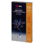 Светодиодная новогодняя фигура Дерево c самоцветами ЕGNID - 36MC 36 microLED, 3АА, IP20 | Б0056009 | ЭРА