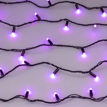 Светодиодная гирлянда ARD-STRING-CLASSIC-20000-BLACK-200LED-MILK-SYNC RGB (230V, 13W) (Ardecoled, IP65) | 028205 | Arlight