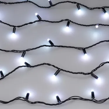 Светодиодная гирлянда ARD-STRING-CLASSIC-20000-BLACK-200LED-MILK-SYNC RGB (230V, 13W) (Ardecoled, IP65) | 028205 | Arlight