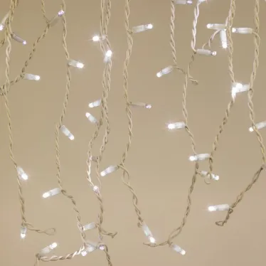 Светодиодная новогодняя гирлянда ERAPS-SP1 сеть 3 м тёплый белый свет 600 LED | Б0051893 | ЭРА